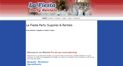 Desktop Screenshot of lafiestaparty.com